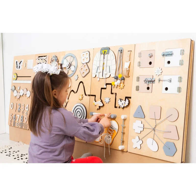BumblebeeSmart Sensory Wall Panel montessori busy board