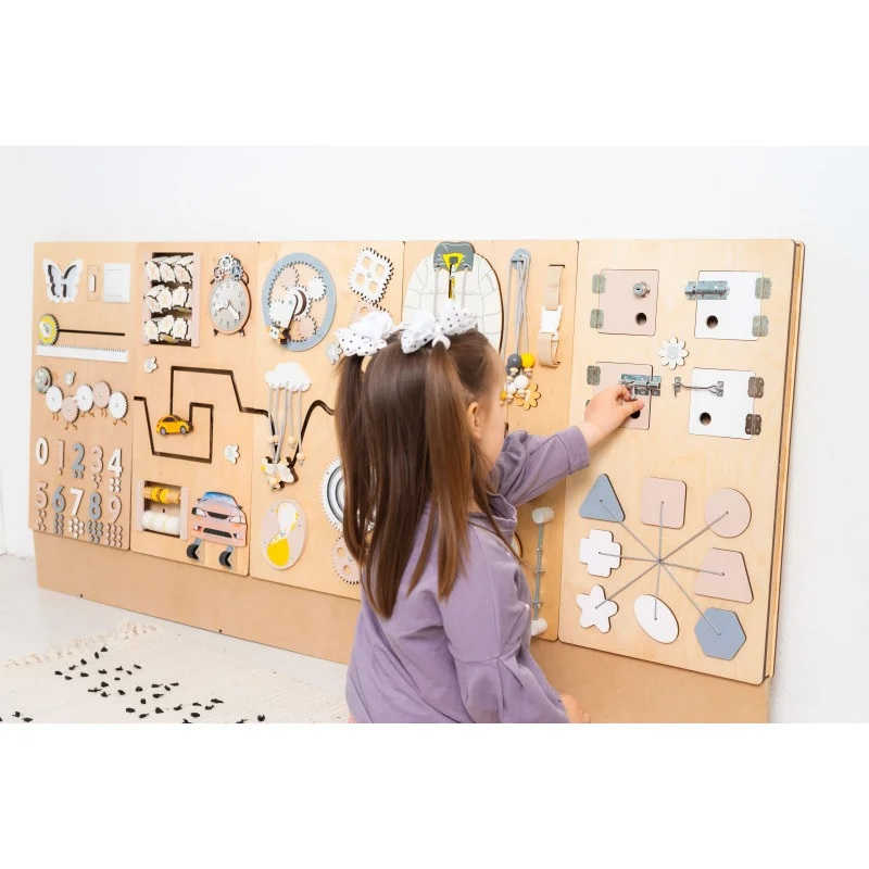 BumbleBeeSmart Learning Wall Panel Montessori Busy Board