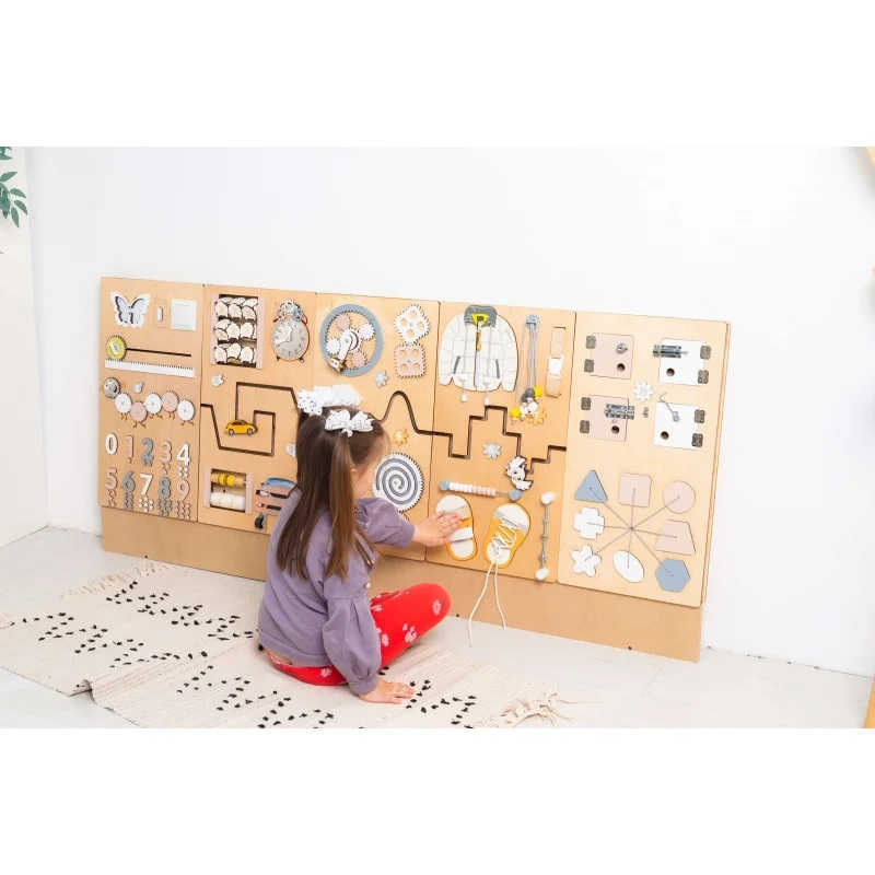 Learning Wall Panel Montessori Busy Board