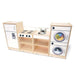 Let’s Play Toddler Kitchen Ensemble - White - Wb7070 Corner View