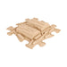 Brown Sensory Playmat with log texture