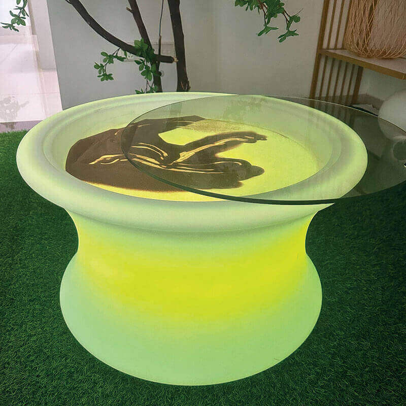 Messy Mood Light Sensory Table - 7sltr Glowing Yellow Base