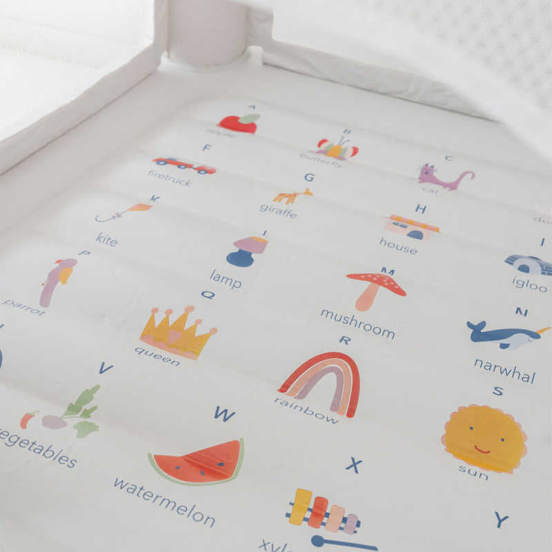 Mini Alphabet Indoor Bounce House alphabet on the floor