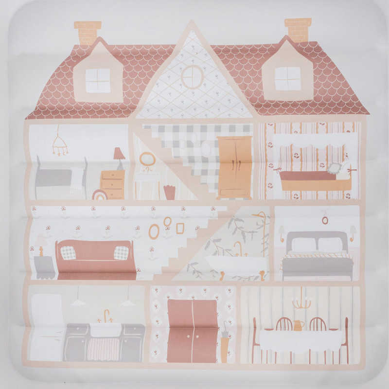 Mini Dollhouse Indoor Bounce House floor