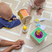 Eeveve Modern Blocks - Play Mat in Desert Sand with kids playing on it