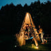 Bijou Monkey See Monkey Duo – modular playset with solar lights at night