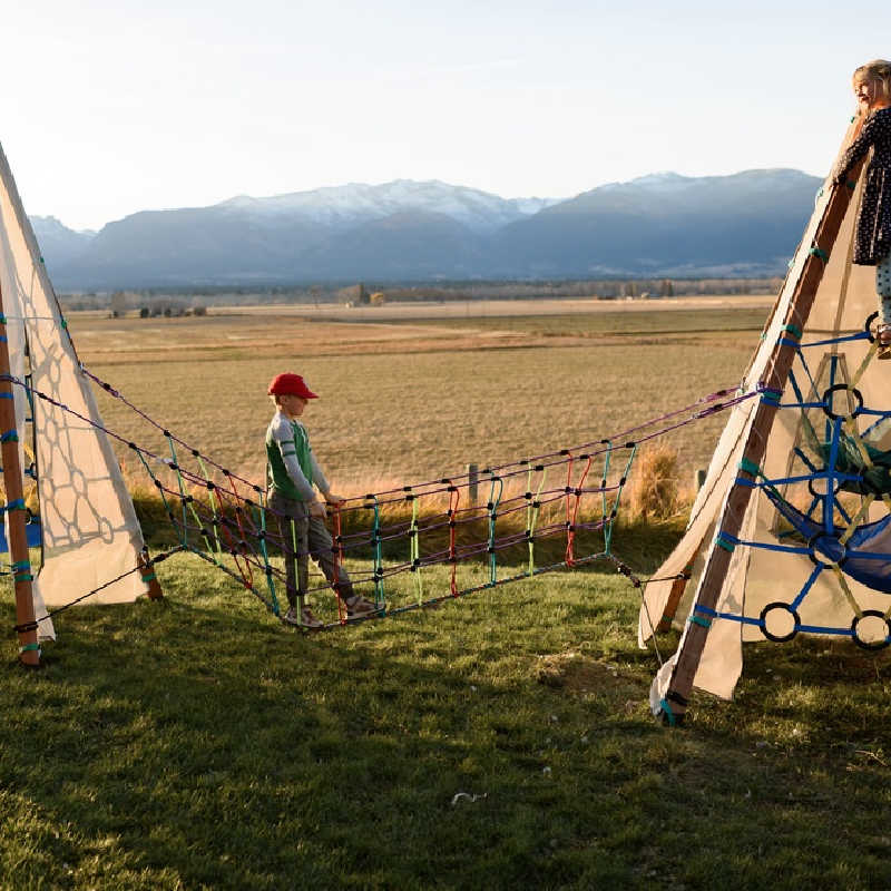 Bijou Monkey See Monkey Duo – outdoor climbing setup in field