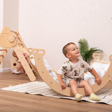 Montessori Climber With Accessories Arch Boy Seating
