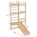 Neem | Swedish Ladder & Rope Wall - 79" Height dimensions
