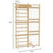 Neem | Swedish Ladder & Rope Wall - 79" Height dimensions