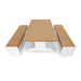 Outdoored™ Table and Two Bench Set - Wb2910 Top View