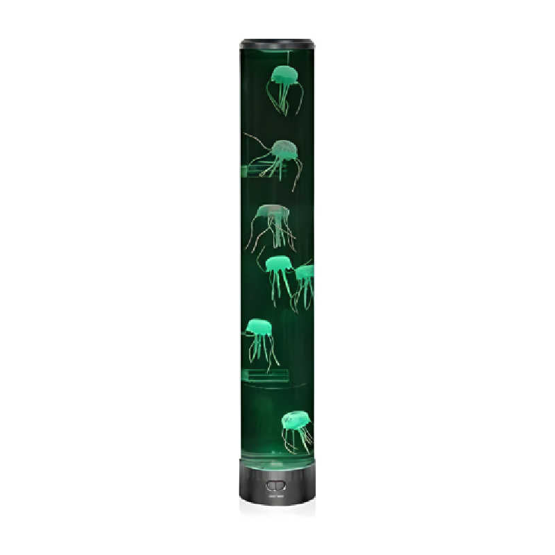 PLAYLEARN 27" Jellyfish Lamp with Remote - Extra Wide in green