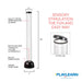 PlayLearn 5 ft sensory led bubble tube specifications