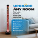 Playlearn 5ft sensory led bubble tube in a living room