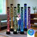 playlearn bubble tubes with a girl in a living room