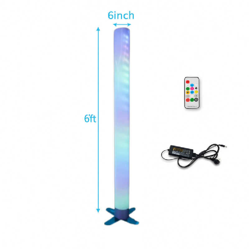 PLAYLEARN 6ft Waterless Sensory Light Tube - 6" Wide dimensions