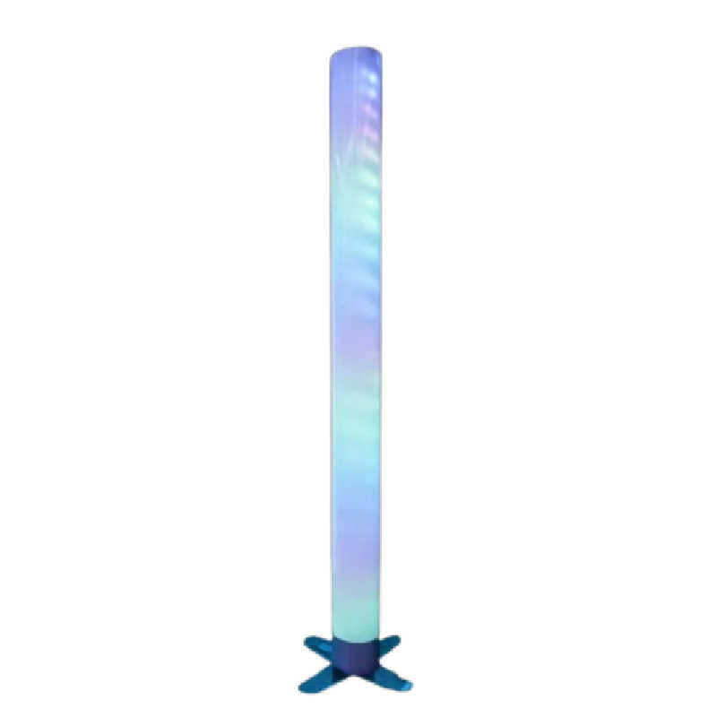 PLAYLEARN 6ft Waterless Sensory Light Tube - 6" Wide on a stand