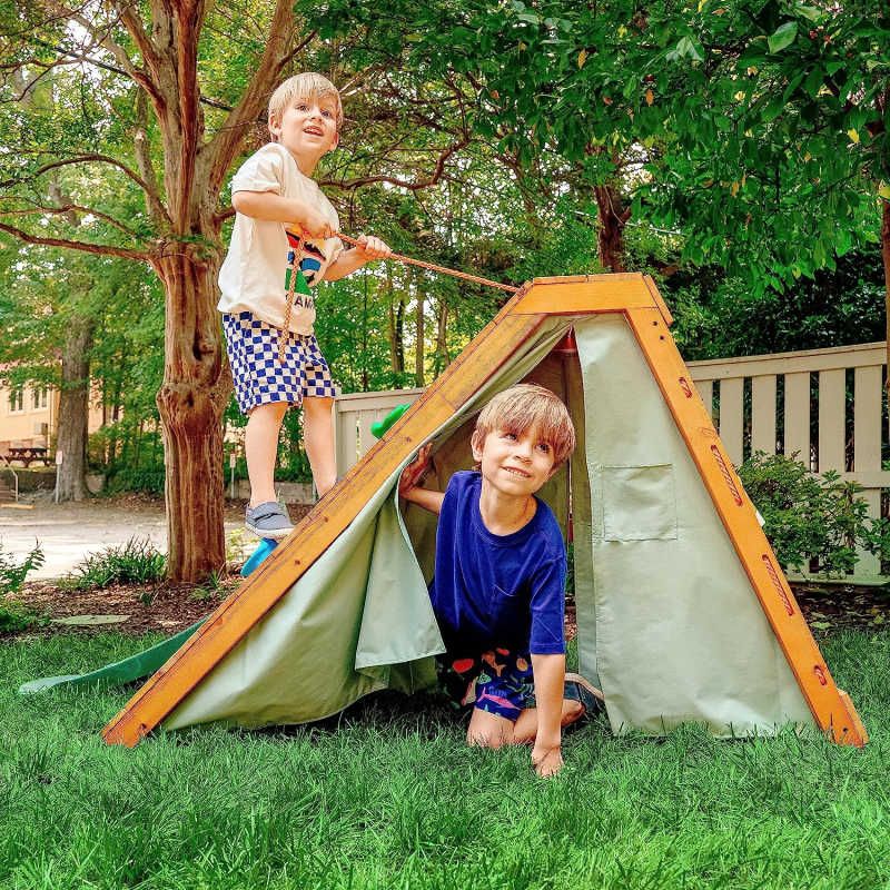 Palm - 5-in-1 Outdoor and Indoor Playset with kids playing