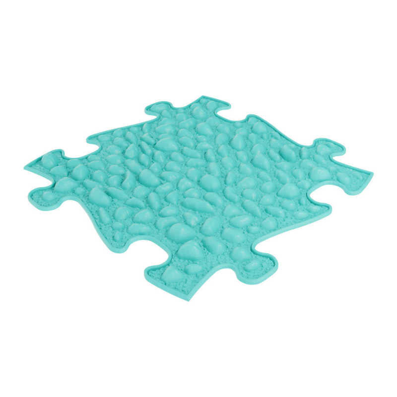 Ocean Sensory Playmat Set in turquoise with soft texture