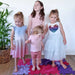 Pink Sensory Playmat Set with kids