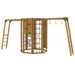 Playstar Cliff-Hanger Silver Outdoor Playset Front View