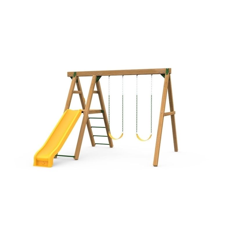 Playstar Mesa Bronze Swing Set with slide Front View