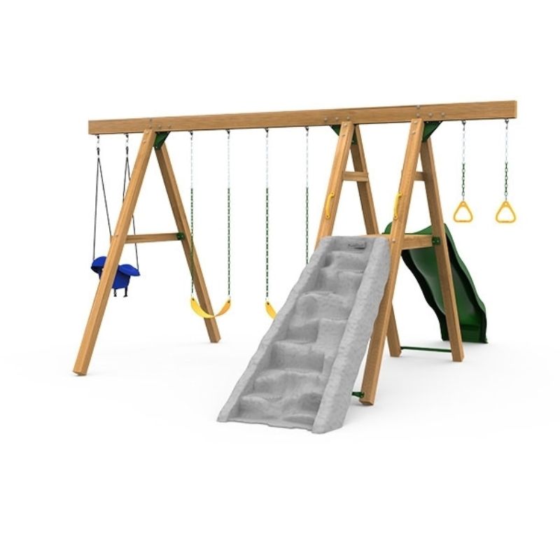 Playstar Mesa Gold Swing Set for kids Rear View