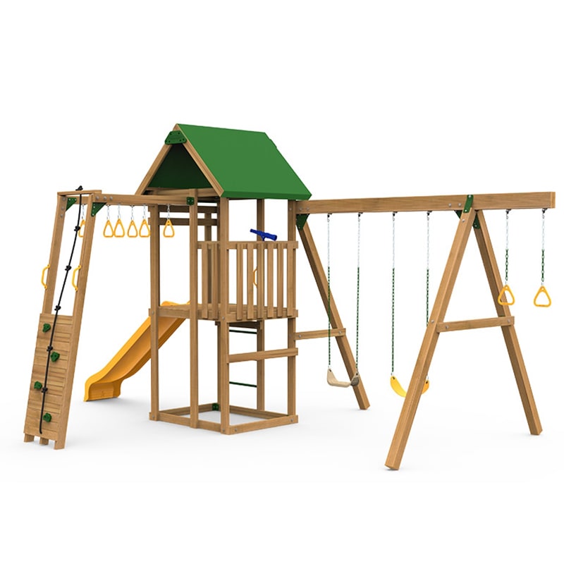 Playstar Plateau Bronze Outdoor Playset Rear View