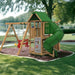 Playstar Plateau Gold Outdoor Playset by a lake