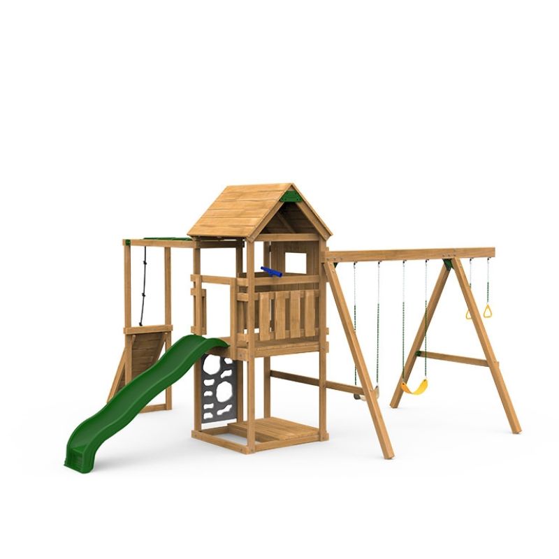 Playstar Ridgeline Silver Outdoor Playset Front View