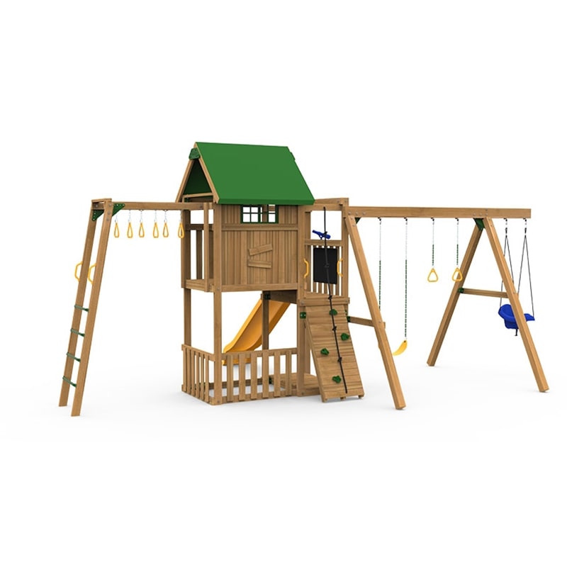 Playstar Summit Bronze Outdoor Playset Rear View