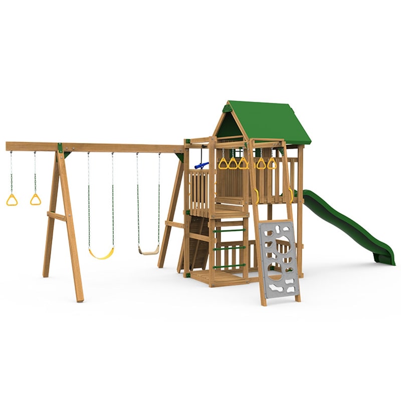 Playstar Summit Silver Outdoor Playset Rear View