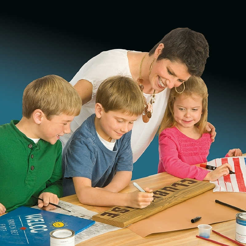 Playstar Decorative Kit with a family decorating