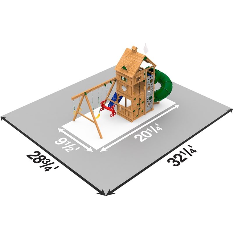 playstar-ridgeline-gold-outdoor-playset-overall-dimensions