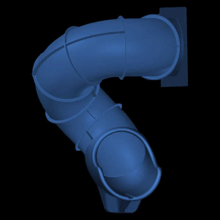 Premium turbo tube slide in blue