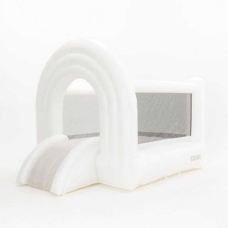 Rainbow Neutral Bounce House side view