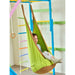 Sensory swing attachment for Avenlur Large climbers with a girl swinging