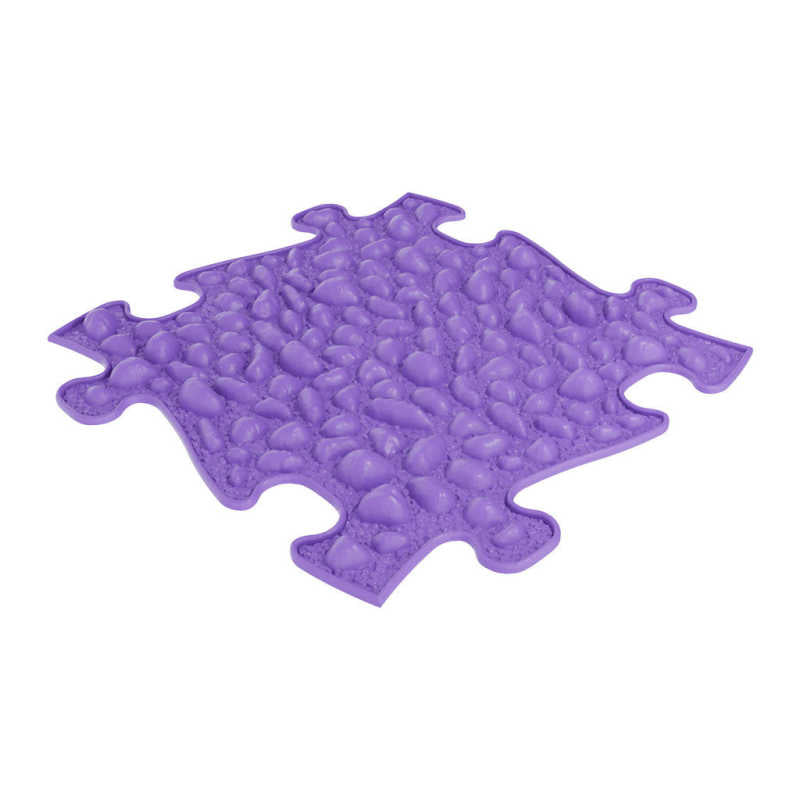 Sensory Play Mat in Violet with pebbles texture