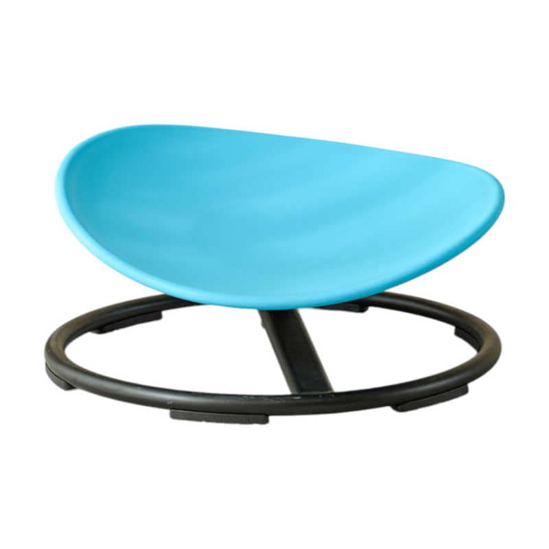 sensory spinning chair in blue
