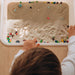 Sensory Bin Table Sand & Beads Combo Top View