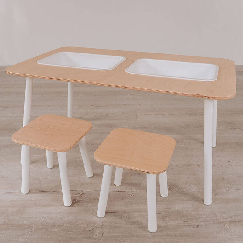 Sensory Bin Table Thematic Tray Pairings Close Up