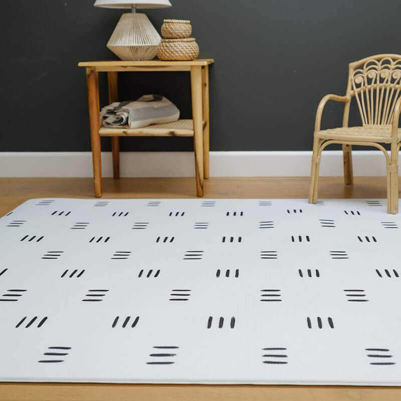 Shwally Remi Play Mat - reverse side of playmat in a living room
