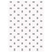 Shwally Remi Play Mat in a black and white pattern