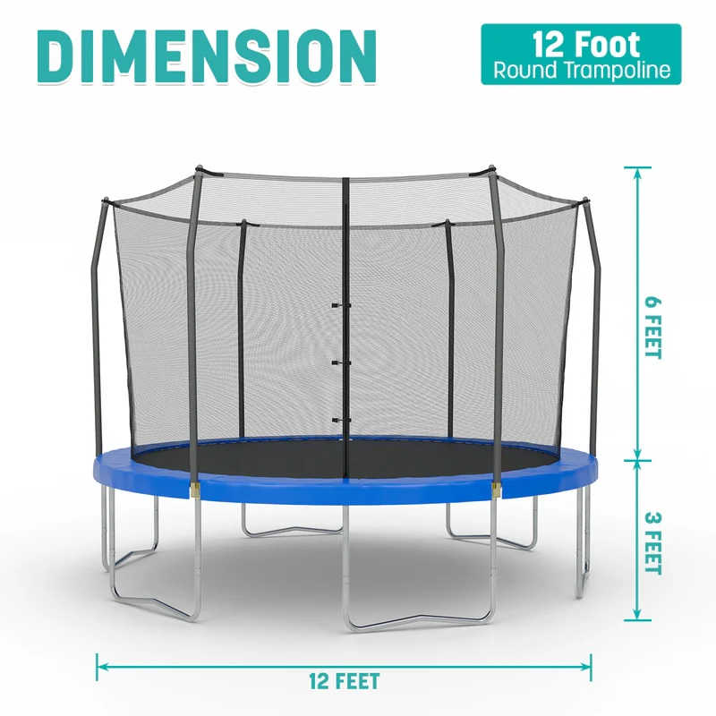 Skywalker Trampolines 12' Round Trampoline dimensions