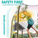 Skywalker Trampolines 12' Round Trampoline safety enclosure