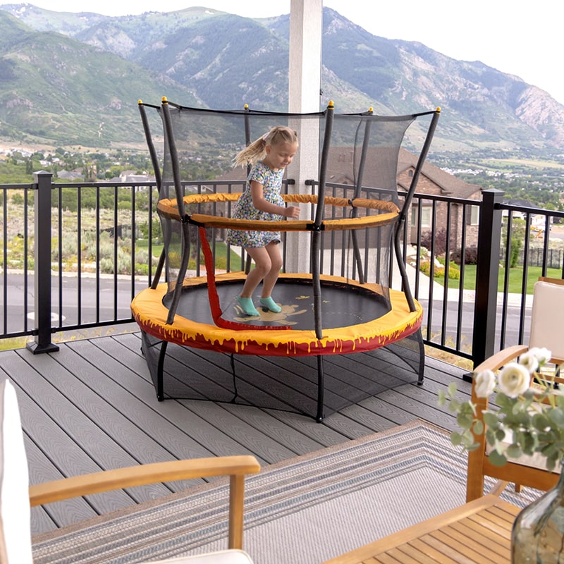 mini outdoor trampoline