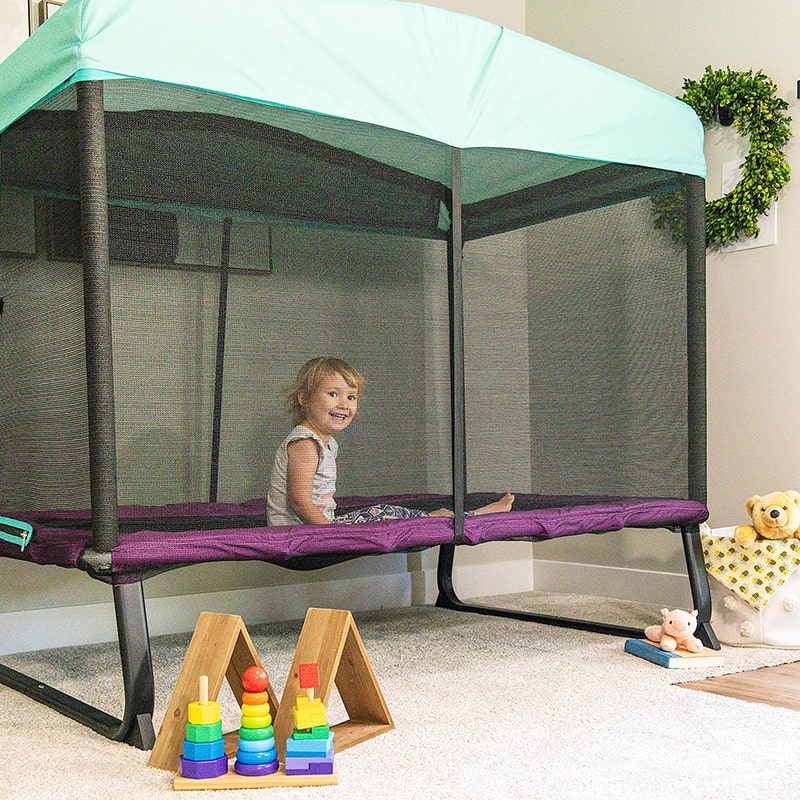 Skywalker Trampolines 6' x 4' Eeyore Rectangle Mini Trampoline