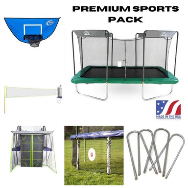 Skywalker Trampoline & Trampoline Accessories Premium Sports Pack17' X 10' Premium Skywalker Trampoline & Trampoline Accessories Premium Sports Pack