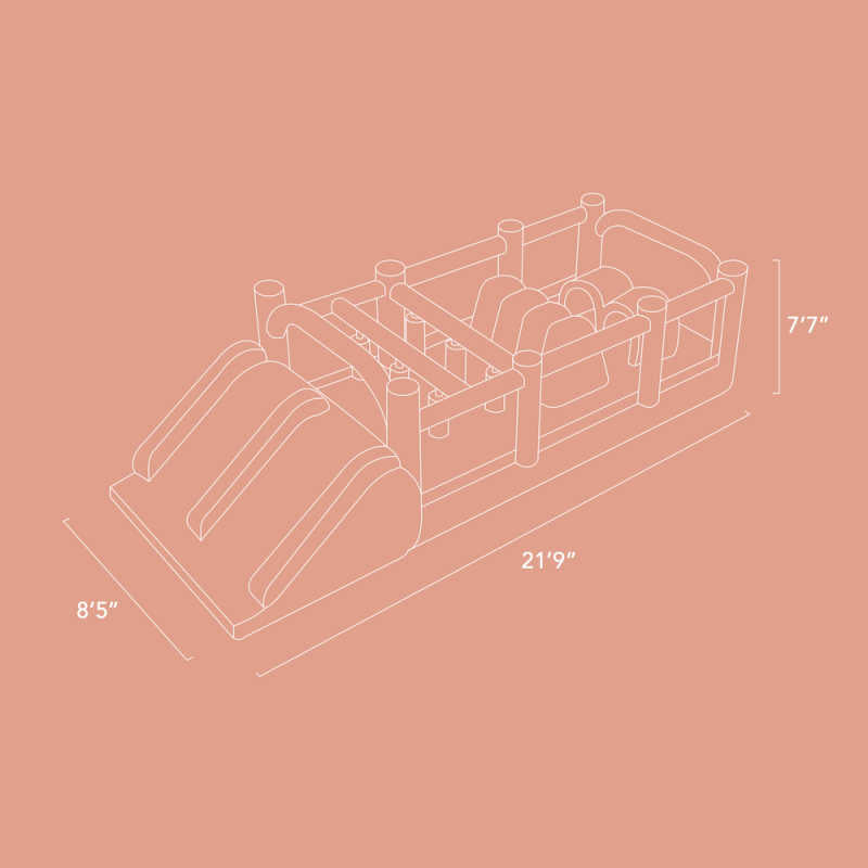 Smol Course Bounce House dimensions