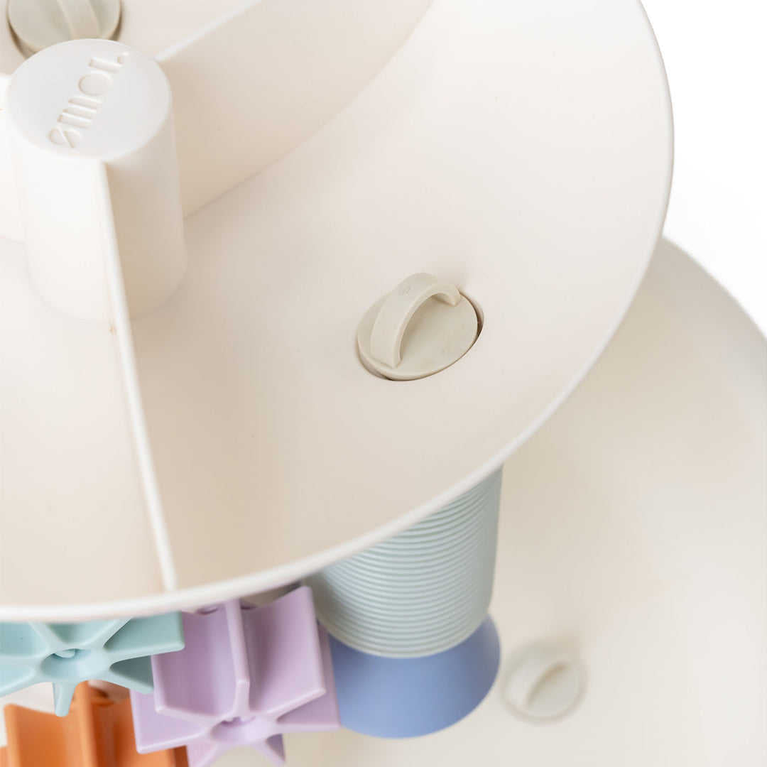 Drain feature on the Smol Curiosity Water Table for easy water release and cleanup